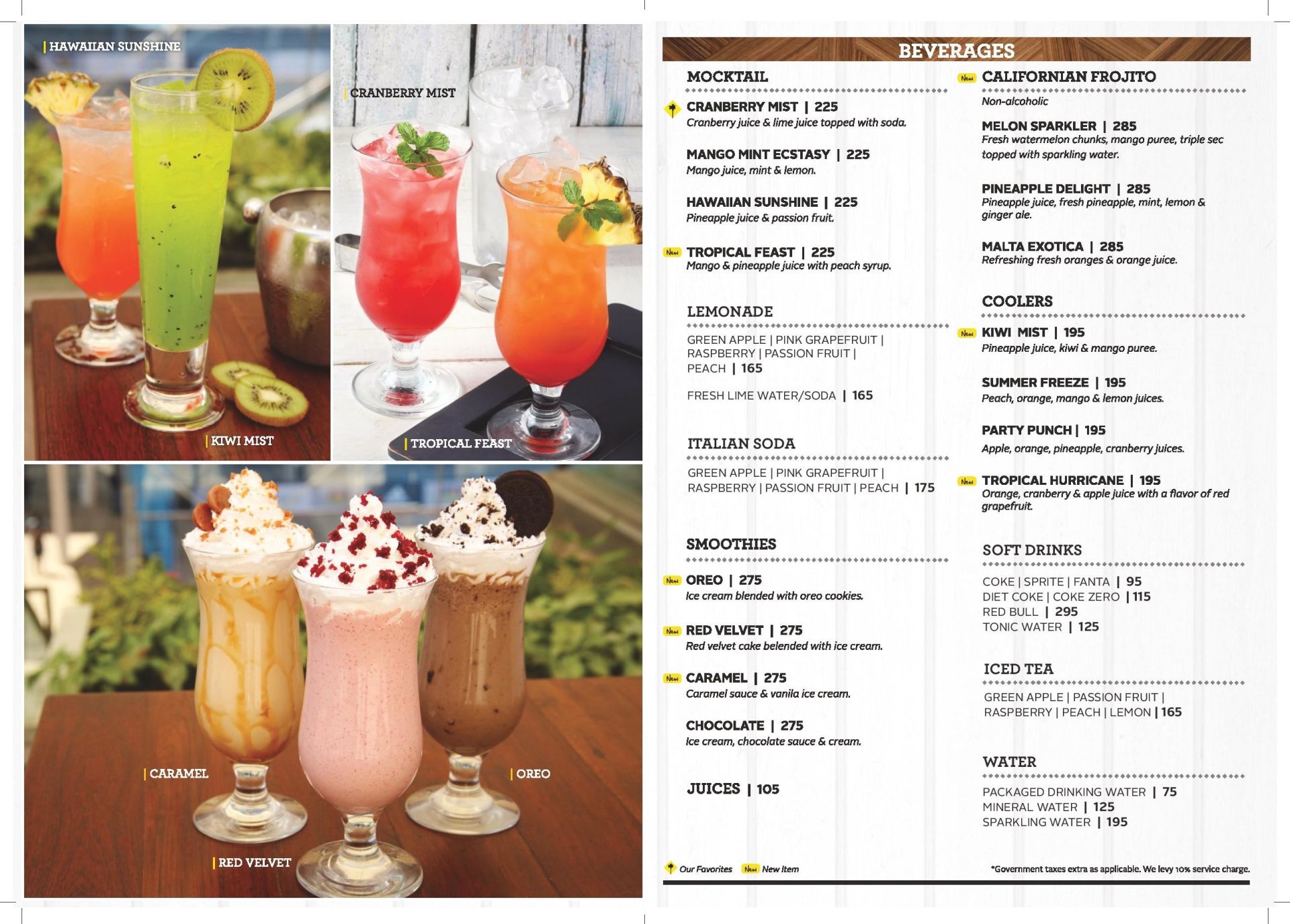 california pizza kitchen menu