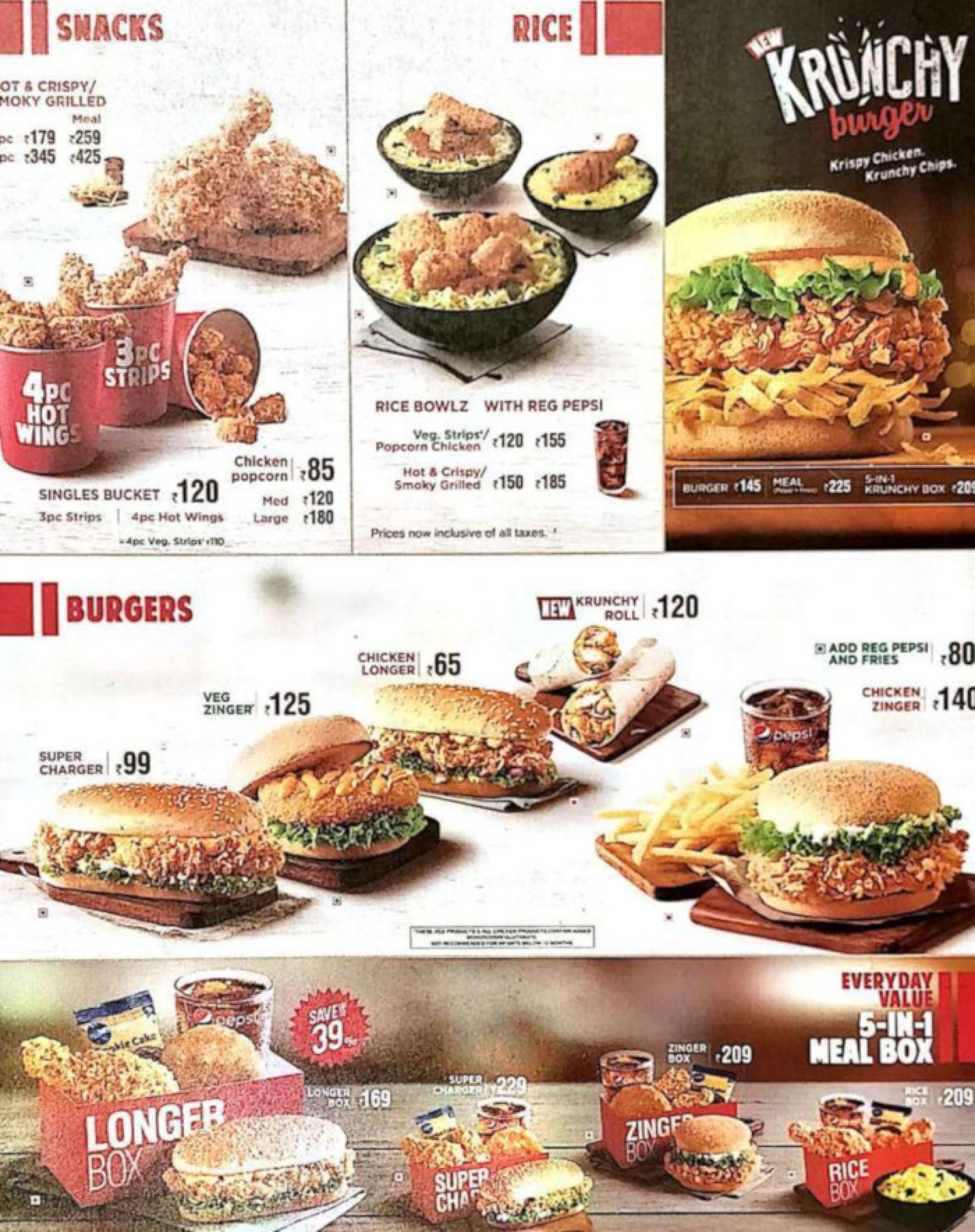 Menu of KFC, Majiwada, Thane Region, Mumbai | EazyDiner