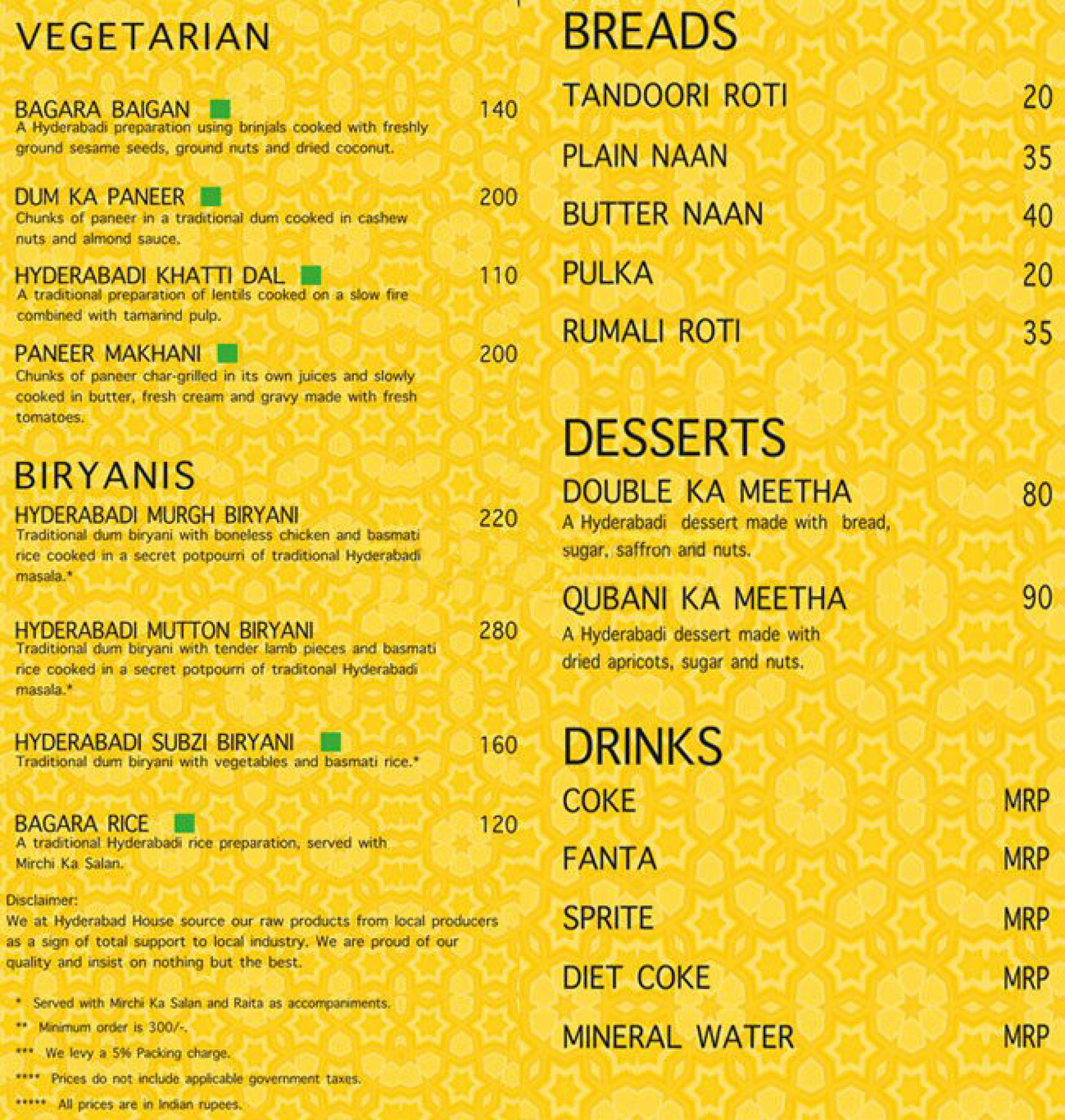 Hyderabad House Jangpura Delhi NCR Restaurants Menu And Reviews Eazydiner