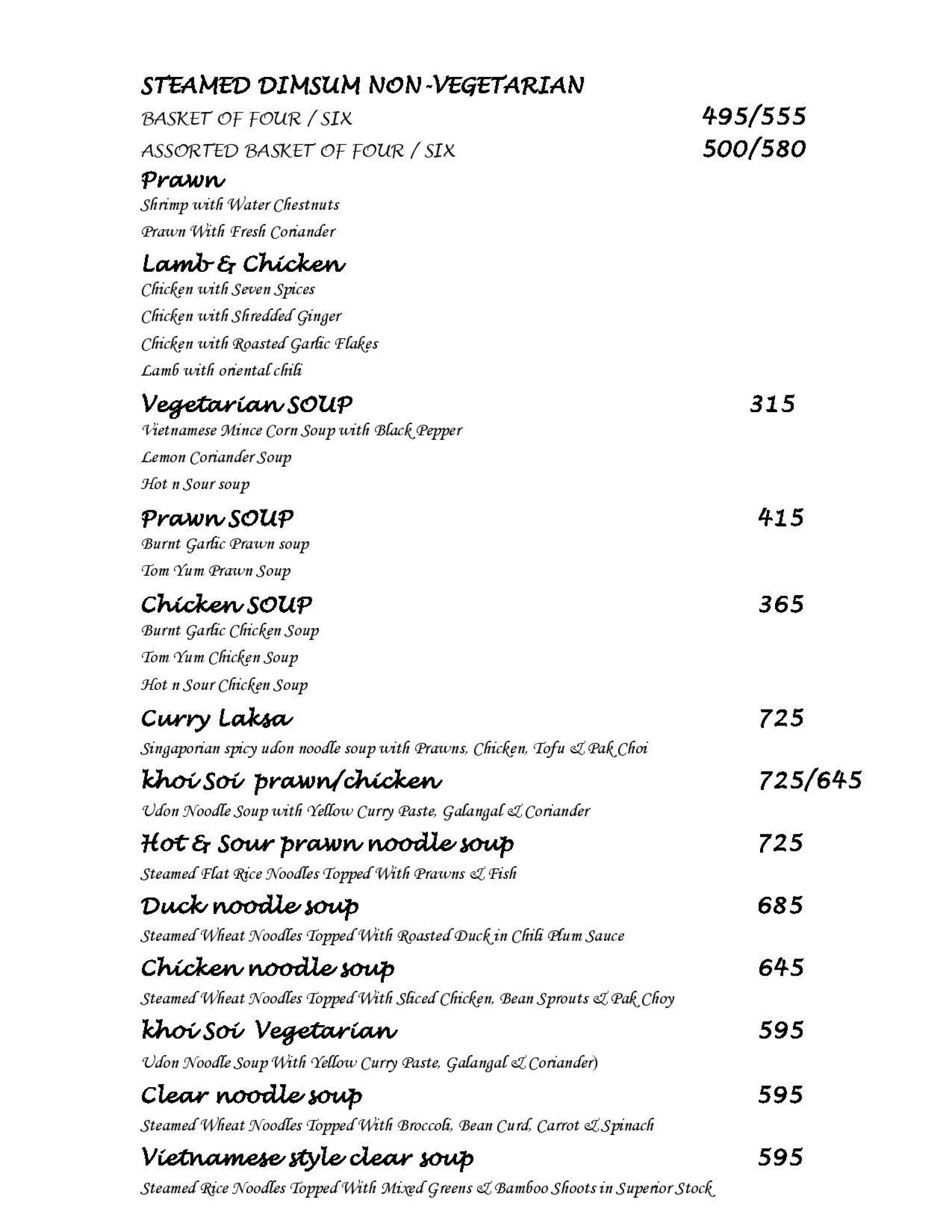 Menu of The Monk, The Galaxy Hotel, Gurgaon, Delhi NCR | EazyDiner