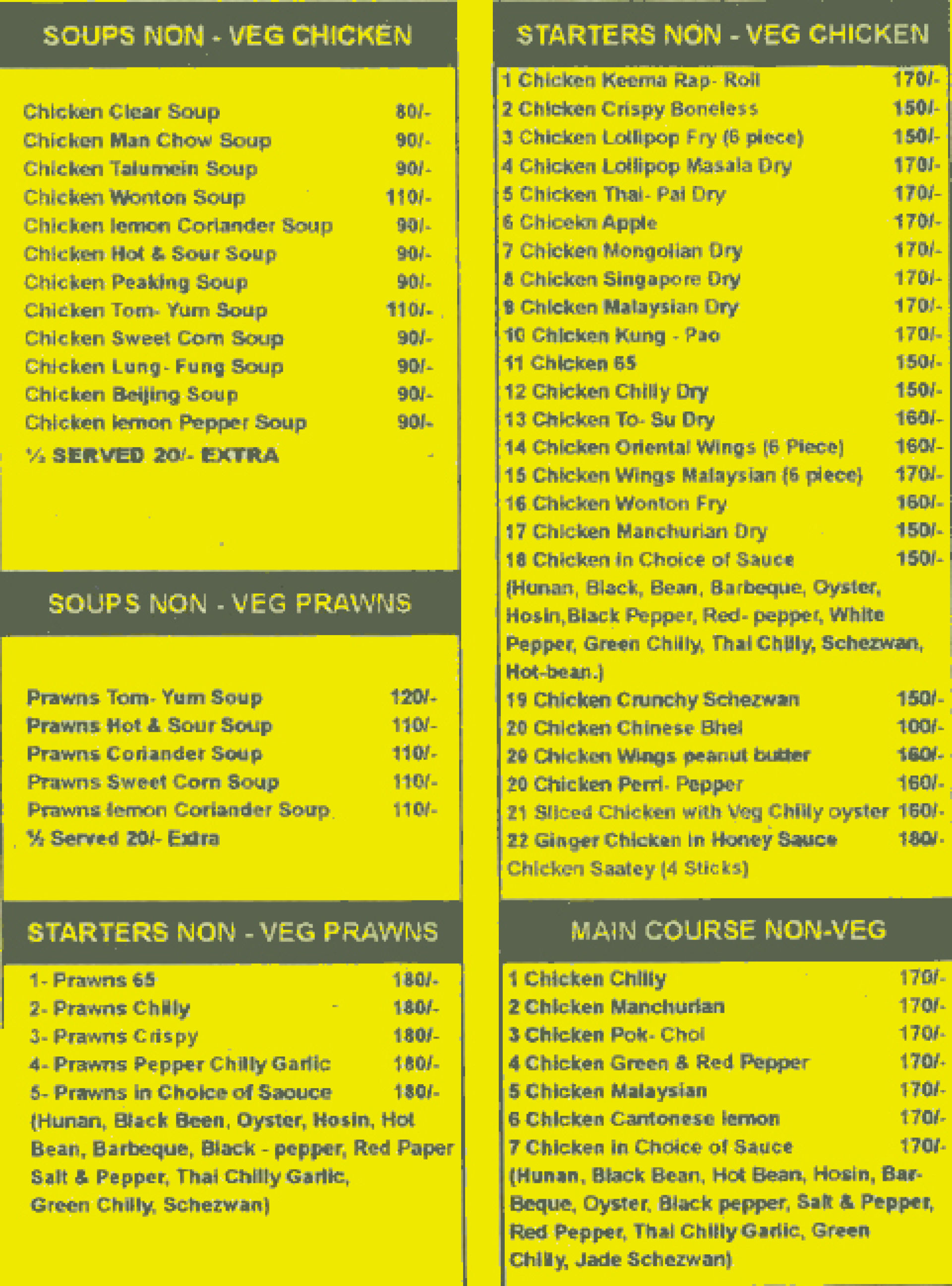 Menu of Aanyos Kitchen  Mira  Road  Western Suburbs Mumbai 