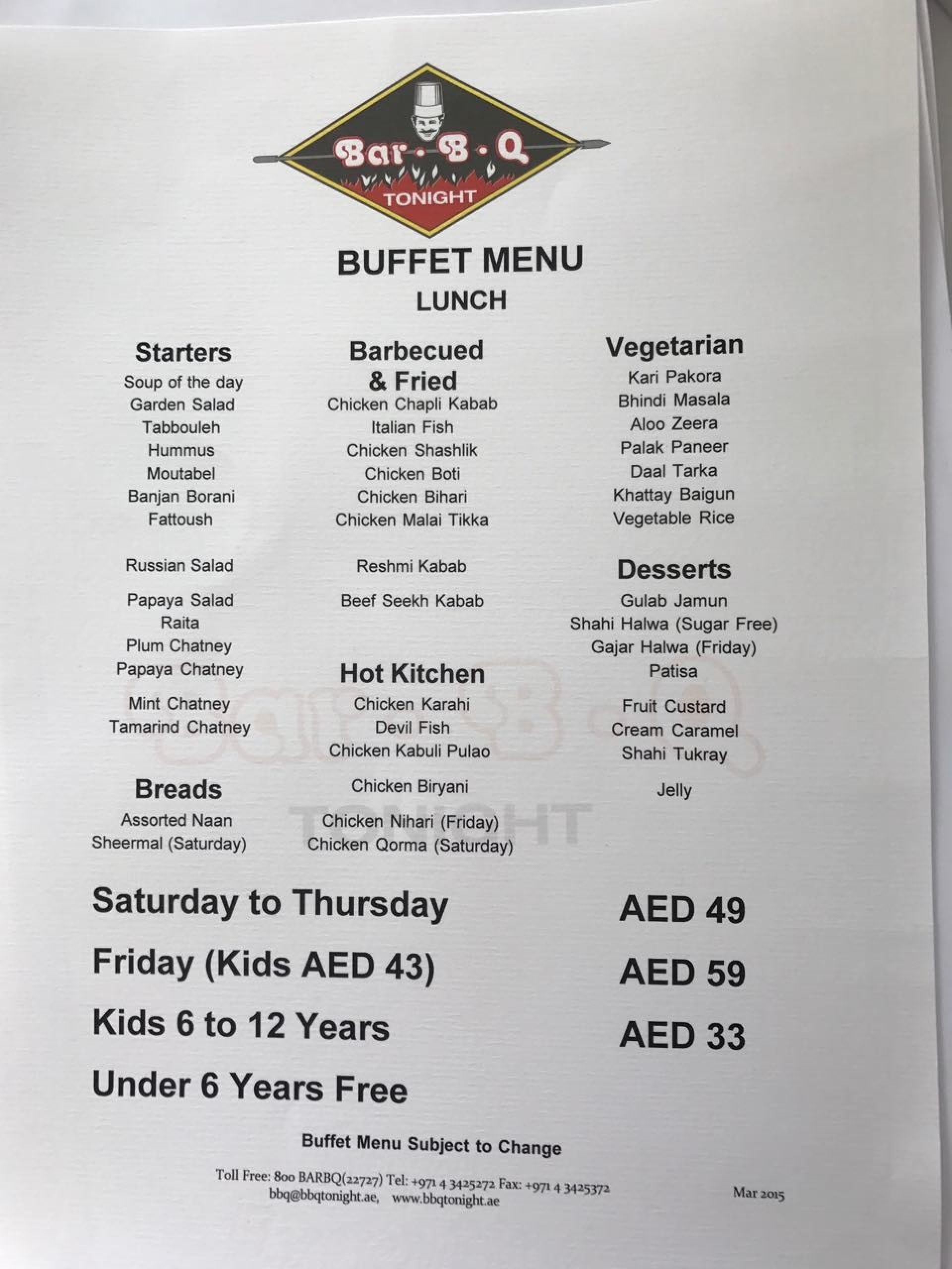 Bar B Q Tonight Al Hudaiba Awards Buildings Dubai Dubai Restaurant 