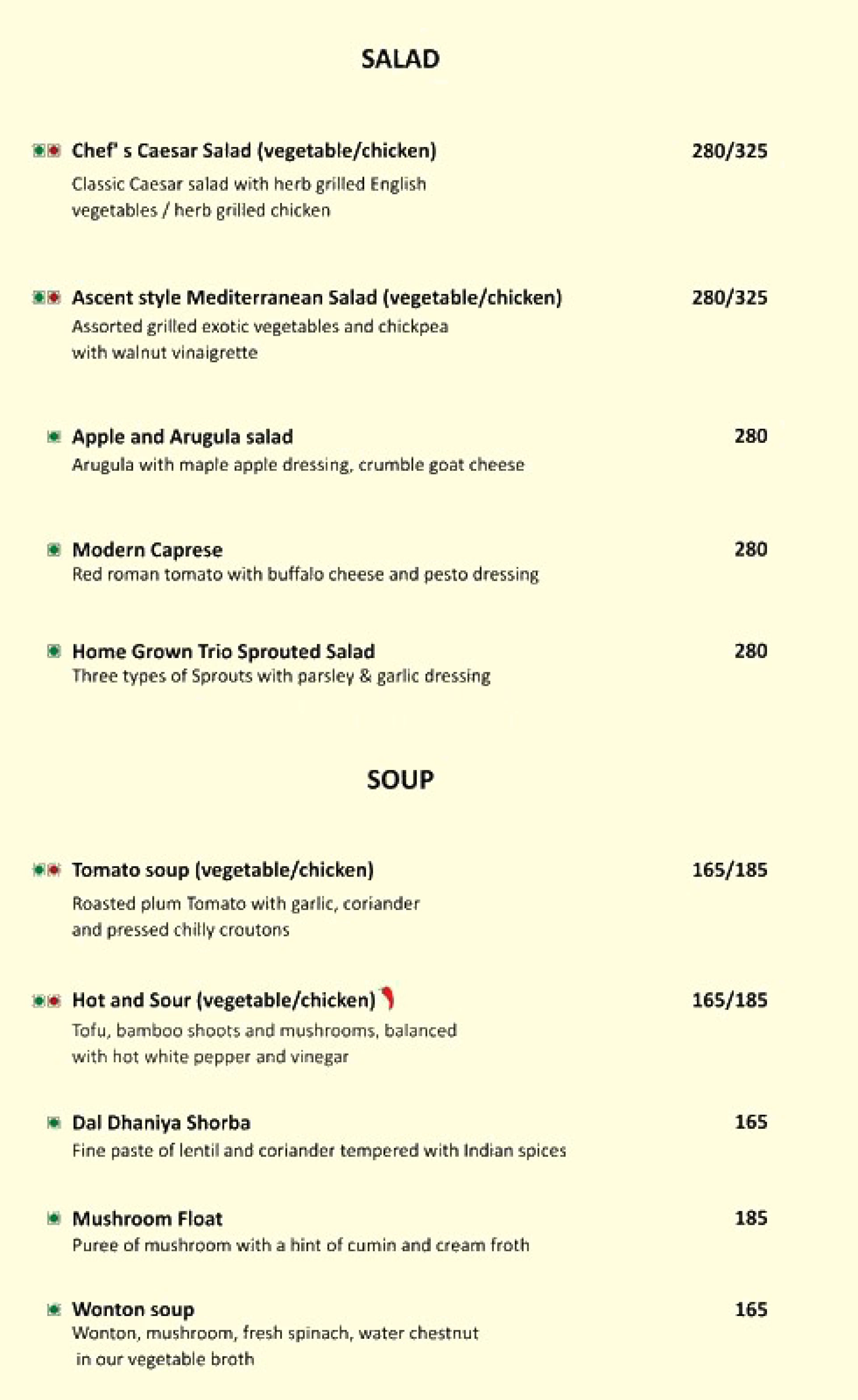 Menu of The Culinary Court , Park Ascent, Noida, Delhi NCR | EazyDiner