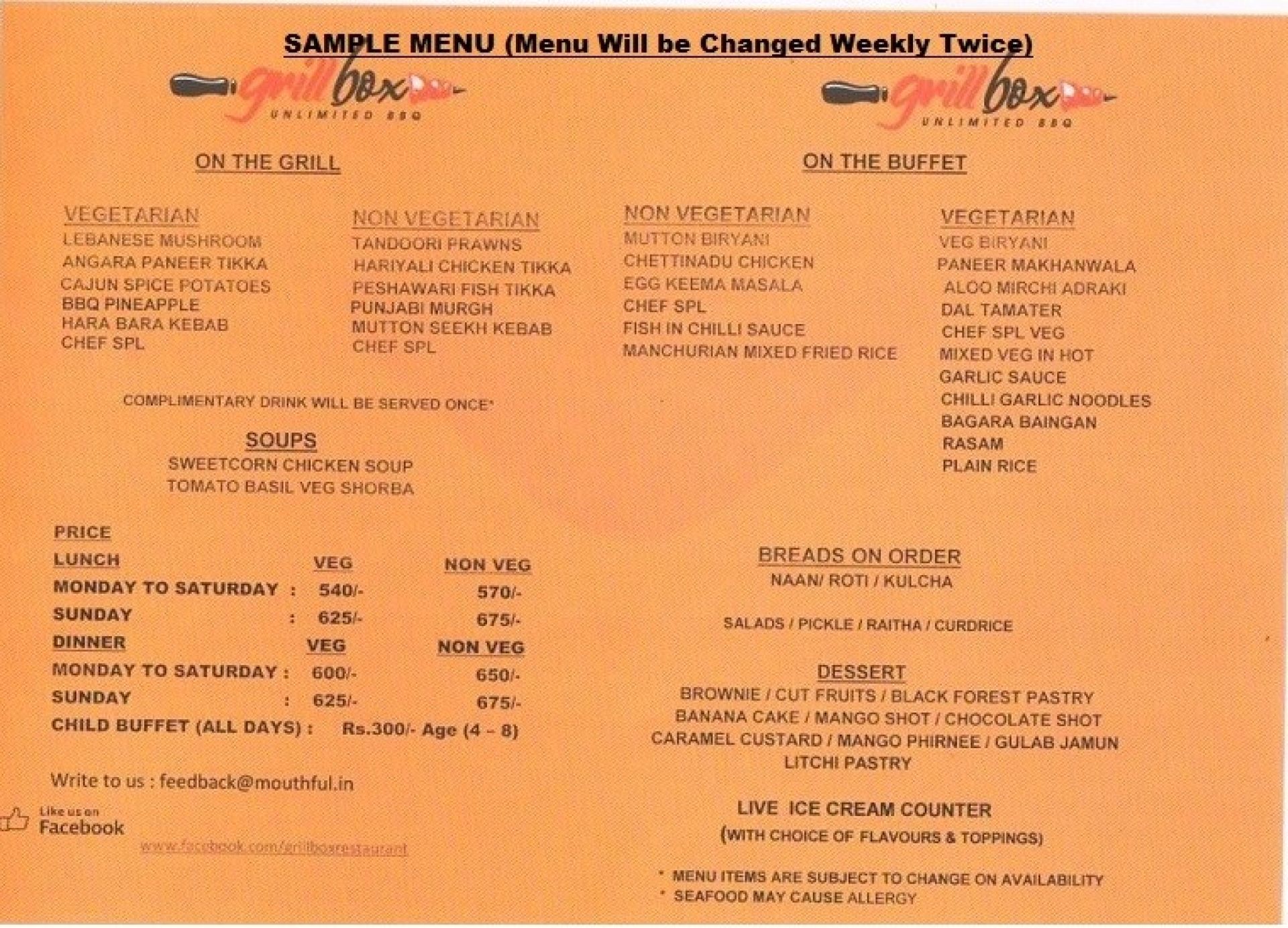 Grill Box, T. Nagar, Chennai, Chennai Restaurants, Menu and Reviews