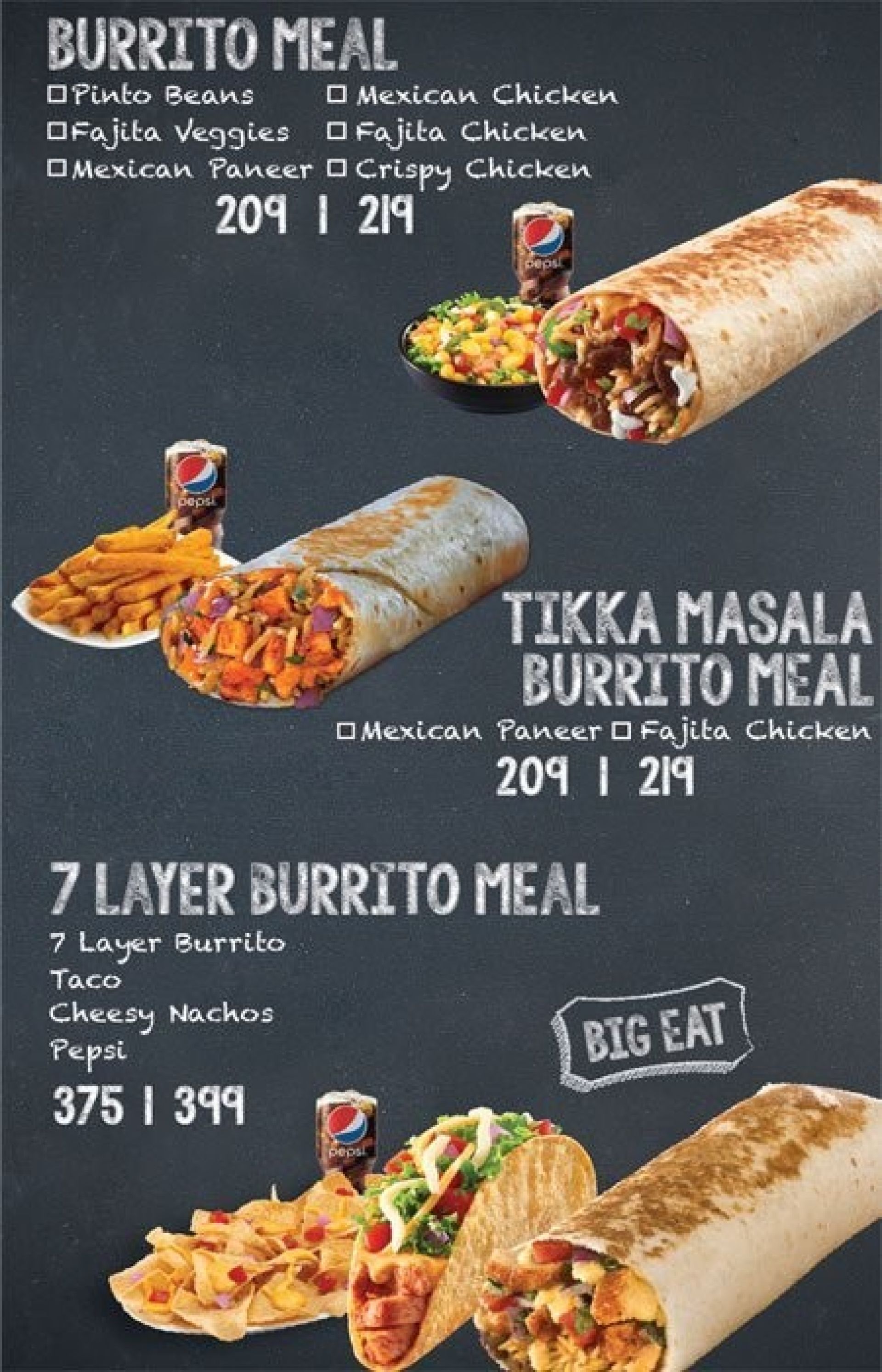 Menu of Taco Bell , Epicuria Mall, Nehru Place, Delhi NCR EazyDiner